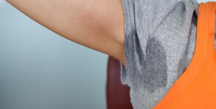 تعریق بیش از حد زیر بغل