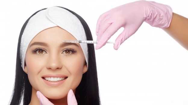 نقاط تزریق بوتاکس (رفع چروک پیشانی، دور چشم و اطراف لب ها)